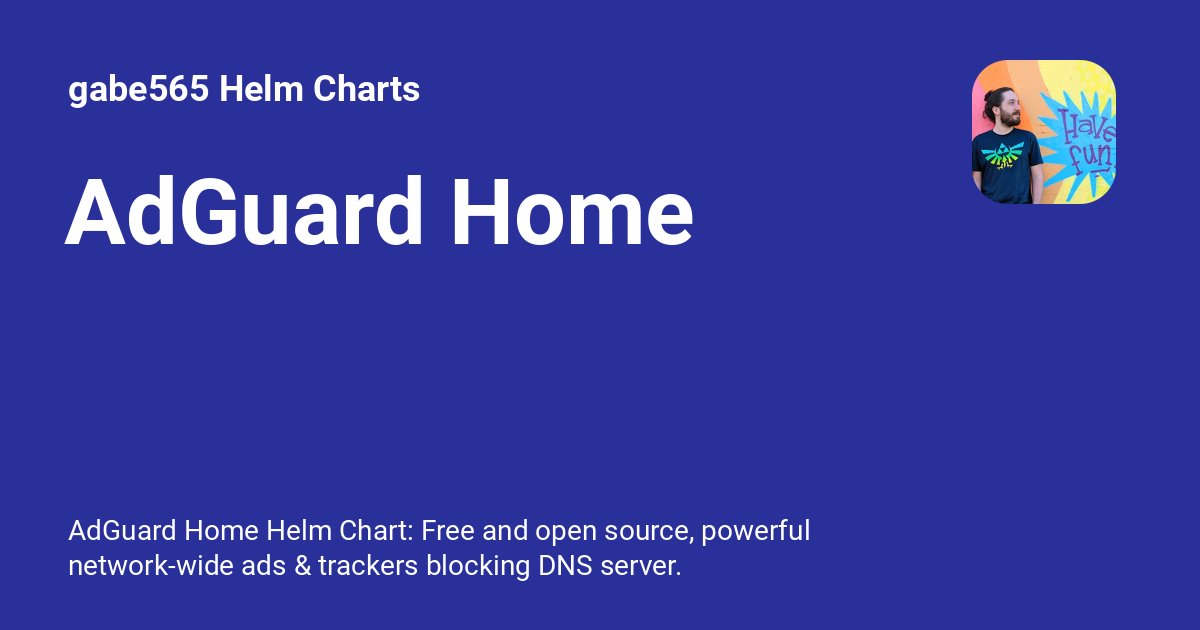 adguard helm chart